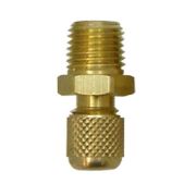 Адаптер с клапаном и колпачком M 1/4« SAE x M 1/4» NPT